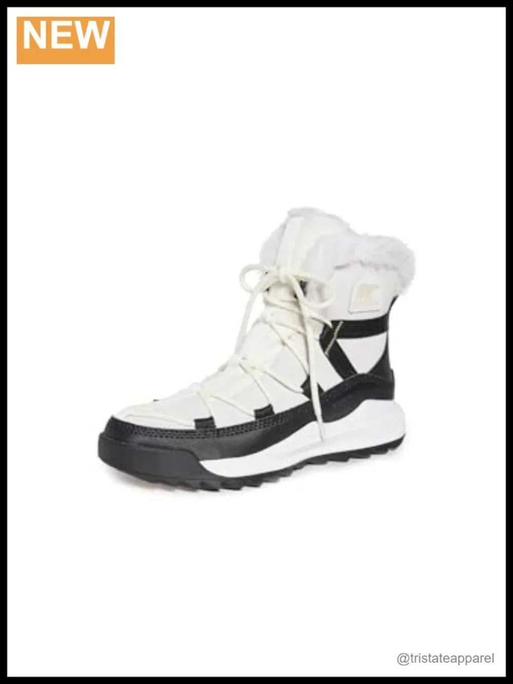Sorel Women's Ona Rmx Glacy Waterproof Winter Boots Faux Fur Trim Lace Up Round